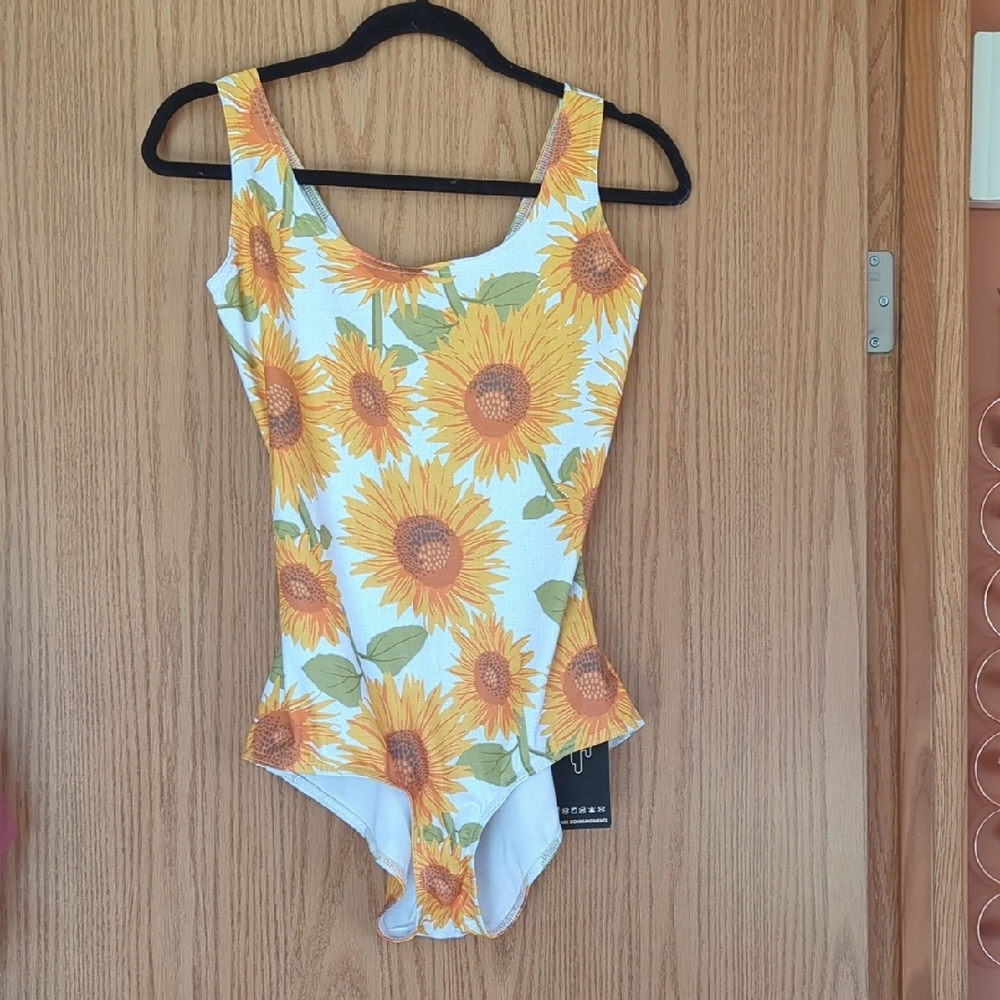 Blackmilk Sunflower Swimsuit
